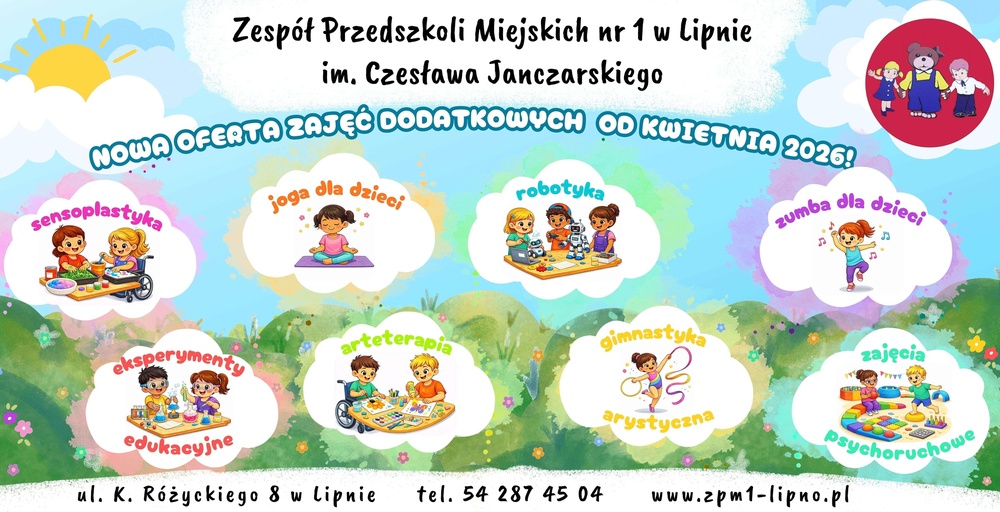 Nowa oferta zajęć dodatkowych od kwietnia 2026!